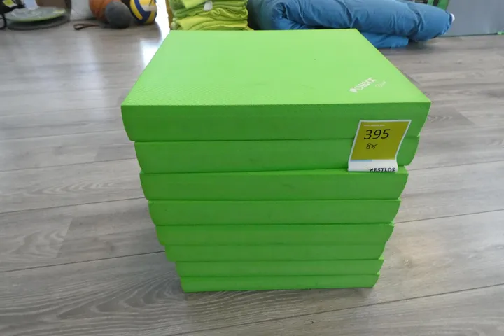 8x Powrx Deluxe Balance-Pad, grün